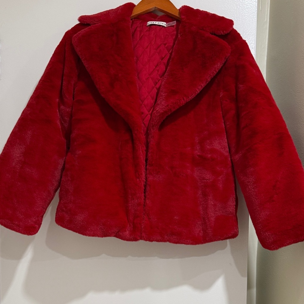 Alice + Olivia Red Jacket